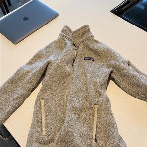 Patagonia Nautilus Tan Zip-Up Jacket